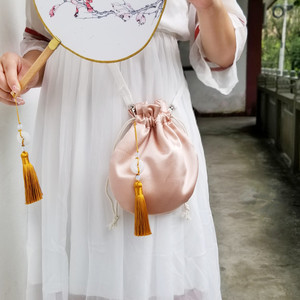 902人付款淘宝新款原创汉服包古风斜挎刺绣小包包配古装古代荷包手提