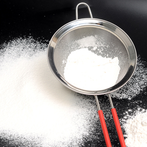 家用筛网箩面筛蛋糕烘焙工具面粉筛锣塞超细过筛器绿