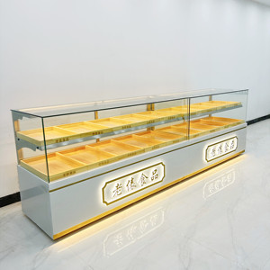 现货糕点柜桃酥柜展示柜炒货柜蛋糕柜子饼干柜玻璃展柜面包柜货架