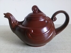 tb100871457910淘宝奎山老紫砂挂釉提梁壶 茶具一套13头 有款 东西