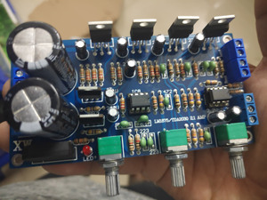 LM1875/TDA2030A双电源2.1功放 PCB电路板空板 /散件
