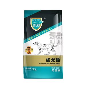 凯锐狗粮5kg成犬幼犬粮泰迪金毛哈士奇通用型低盐高钙天然粮包邮