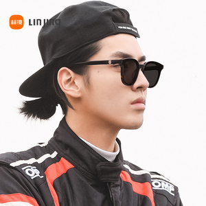 2021新款gm吴亦凡墨镜男士大框方形显瘦偏光太阳镜网红开车眼镜女