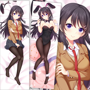 青春期笨蛋猪头少年周边樱岛麻衣等身抱枕二次元动漫樱岛麻衣抱枕