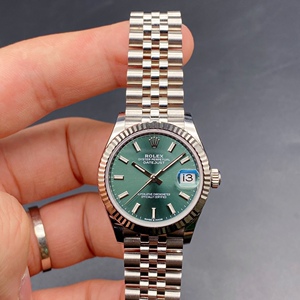 二手全套2021年劳力士日志278274薄荷绿盘直径31自动机械2236机芯