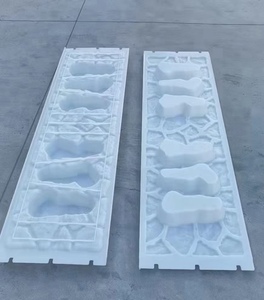 混凝土生态框砌块阶梯护坡仿石面板模具 塑料模具