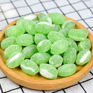 老式薄荷糖200g*10袋装整箱 传统清凉708090怀旧零食品橙子味糖果