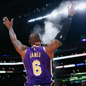 air jordan 洛杉矶湖人队球迷版sw詹姆斯6号篮球球衣 cv9481-513