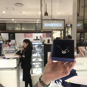 正品代购Swarovski 施华洛世奇恶魔之眼项链锁骨链水晶吊坠女联保