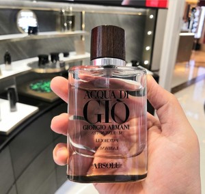 香港代购 armani/阿玛尼 gio essenza寄情男士浓香水75ml 精醇版