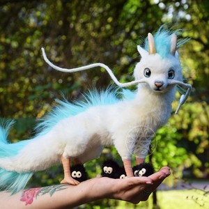 「千地家」海外手工bjd娃娃仿真毛绒玩偶千与千寻白龙「定金」