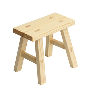 家用实木小板凳松木矮凳钓鱼凳手工木凳凳子洗脚凳换鞋儿童凳
