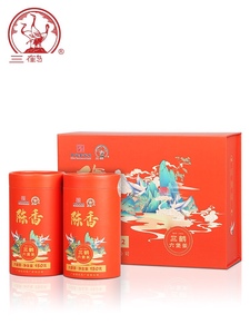 三鹤六堡茶【陈香】礼盒2019年特级六堡茶300g广西梧州特产黑茶