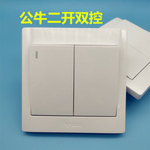 双开双控开关公牛