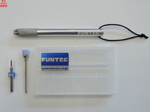 FUNTEC 斩技 精密刻刀0.15mm套装/刀头/保护盒/刀柄 新增垂直刀头