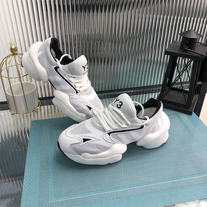 2020新款kgdb y3女鞋黑武士情侣鞋休闲运动飞织网面厚底老爹鞋女