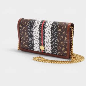 burberry/博柏利新款tb印花mini女士链条包单肩包巴宝莉多用钱包