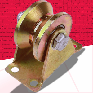 轨道轮 v型角铁滑轮轴承重型槽轮u型h型推拉移门钢丝导轨定向轮子