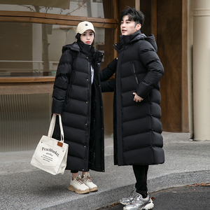 冬季长款运动棉衣过膝体育生冬训棉服男女体院艺考棉大衣加绒棉袄
