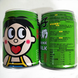 旺仔牛奶绿色罐装