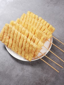 兰花干串 豆干串 豆腐串 麻辣烫火锅烧烤食材 20串豆排串