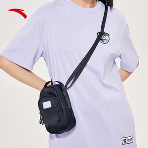 安踏小挎包女士2022夏季新款休闲时尚斜挎包小号便携潮流运动背包