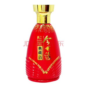 今世缘国缘典藏15 mini小酒版 收藏125ml*4礼盒装 白酒苏酒