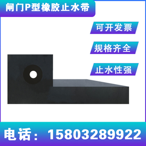 钢铁阀闸门P型橡胶止水带P2型方头形天然橡胶为主大中小水利工程