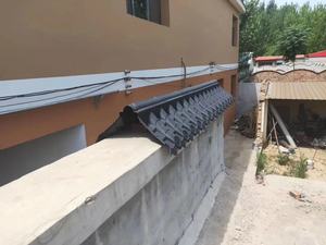 双面一体围墙瓦墙头瓦仿古瓦塑料树脂瓦片院墙顶帽瓦马头墙压顶瓦