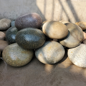 天然鹅卵石河卵石溪流石头大圆石春摆件石镇宅原石布景室内补角石