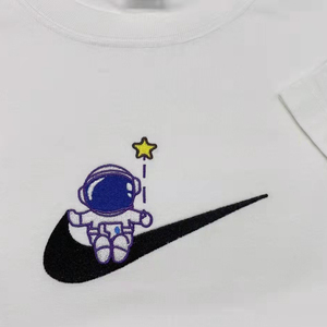 耐克宇航员刺绣图片
