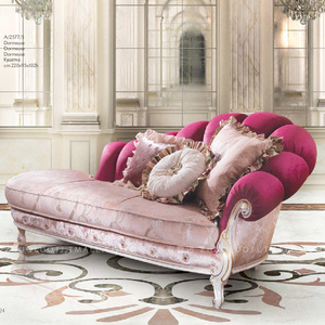 欧式奢华 贵妃沙发 卧室 床尾沙发 躺椅 布艺软包 客厅实木贵妃椅