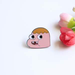 卡通动漫胸针 动画片《小胖克莱伦斯》滴油胸针 衣服包包帽子徽章