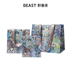 THE BEAST/野兽派新款莫奈花园纸袋子（仅随商品购买）礼盒包装