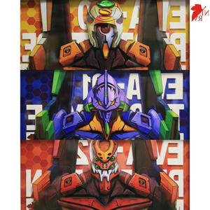 挂画新世纪生日礼物绫波丽海报福音战士室内立体画初号机eva装饰