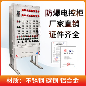 防爆配电柜不锈钢控制柜照明开关动力配电箱温控仪表接线电伴热