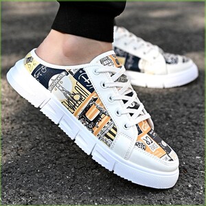 男士小花园布鞋