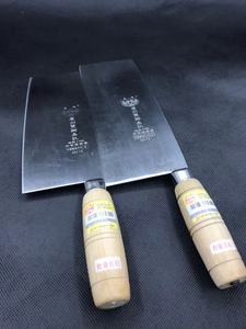 广州双狮不锈钢肉片刀3号4号切片刀切牛肉木柄小片刀超薄刀刃