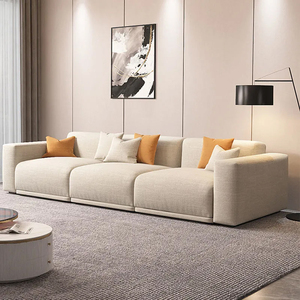 刘家直销家具淘宝北欧客厅真皮沙发意式麻布组合家具艺术时尚简约
