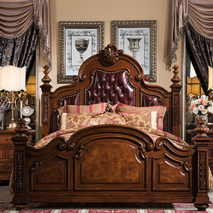 8米床 欧式双人婚床卧室床豪华别墅床