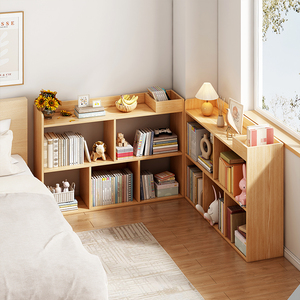 床头柜现代简约床边夹缝柜卧室储物收纳墙边小窄柜长条柜置物书架