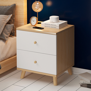 床头柜简约现代小型卧室床边柜简易出租房用储物小柜子床头收纳柜