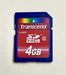 原装transcend 创见 sd卡 4gb 车载 导航内存大卡
