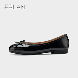EBLAN/伊伴2024夏季新款法式芭蕾鞋气质平底鞋温柔蝴蝶浅口单鞋女