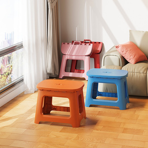 家用小凳子可折叠收纳便携矮凳塑料简易板凳户外钓鱼登火车马扎椅