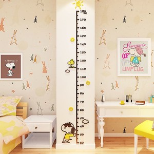 卡通身高贴3d立体亚克力儿童房幼儿园墙壁装饰贴画宝宝身高墙贴纸