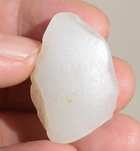 【德玉轩】和田玉收藏级特色羊脂白玉戈壁料和田玉籽玉籽料重10克