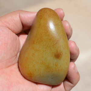 【德玉轩】和田玉红油皮青白玉原石籽料 重280.6克