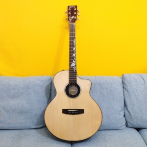 【蒋吉他】楚门850s云杉单板民谣指弹41寸面单初学者加振电箱加震