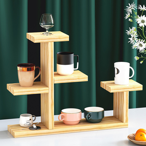 放杯子的置物架茶杯架杯架水杯神器咖啡杯玻璃杯收纳展示架子网红